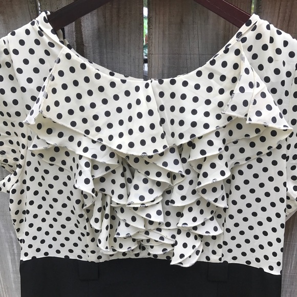 ๐ฒ AA Studio Ruffled Polka dot dress - Picture 2 of 5